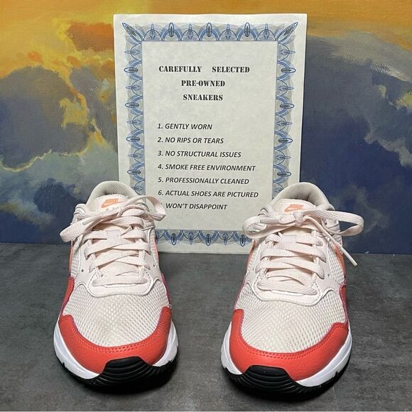 Nike Air Max SC White Light & Soft Coral Pink Women's Sneakers Size 8 - Picture 2 of 16